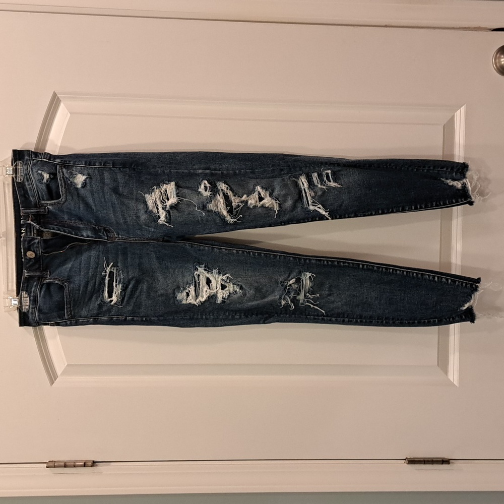 AE distressed jeggings
